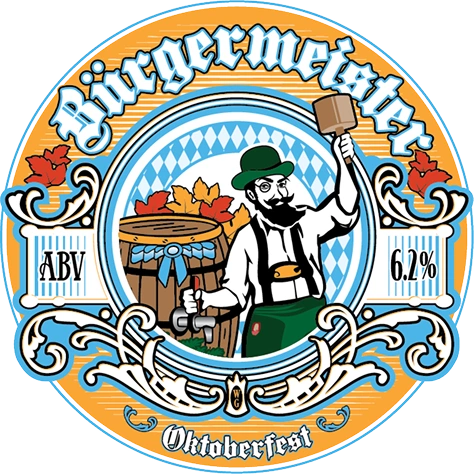 Crooked Can Burgermeister Oktoberfest Logo