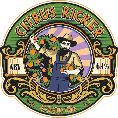 Crooked Can Citrus Kicker logo