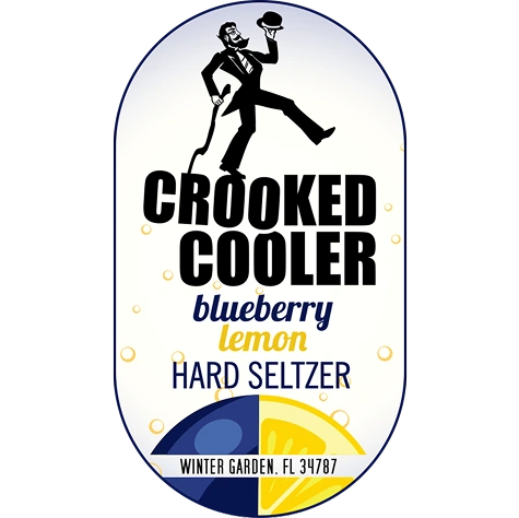 Crooked Can Blueberry Lemon Seltzer logo