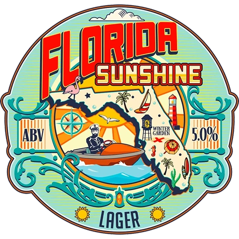 Crooked Can Florida Sunshine Logo