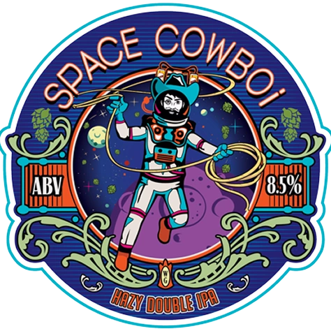 Crooked Can Space Cowboi Logo