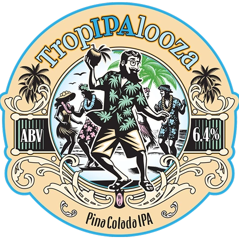Crooked Can TropIPAlooza Logo